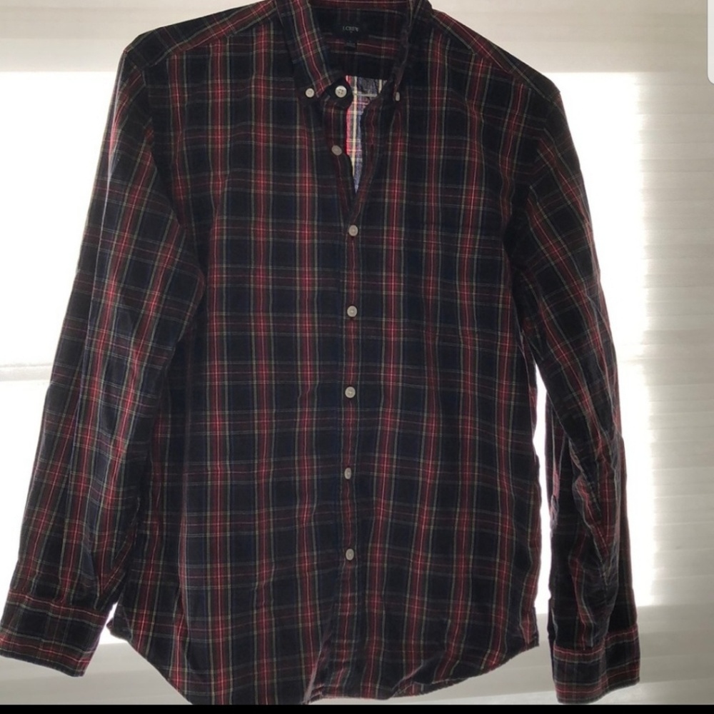 Jcrew tartan plaid button down shirt